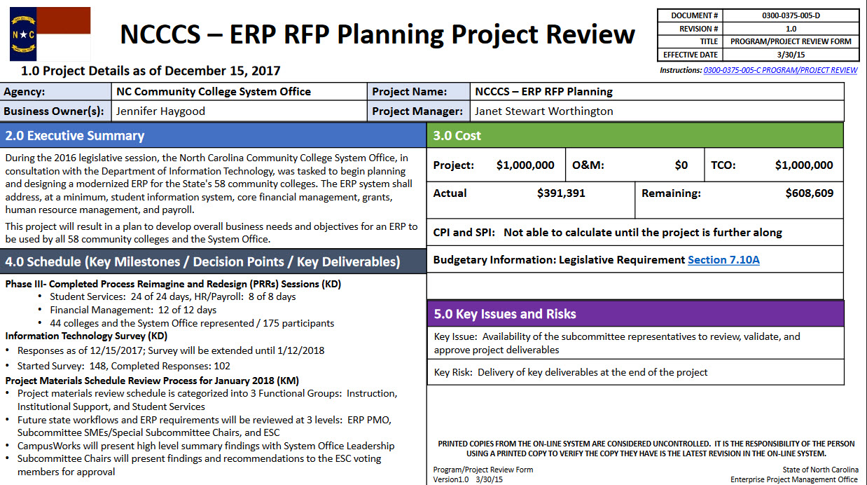 ERP RFP planning project image