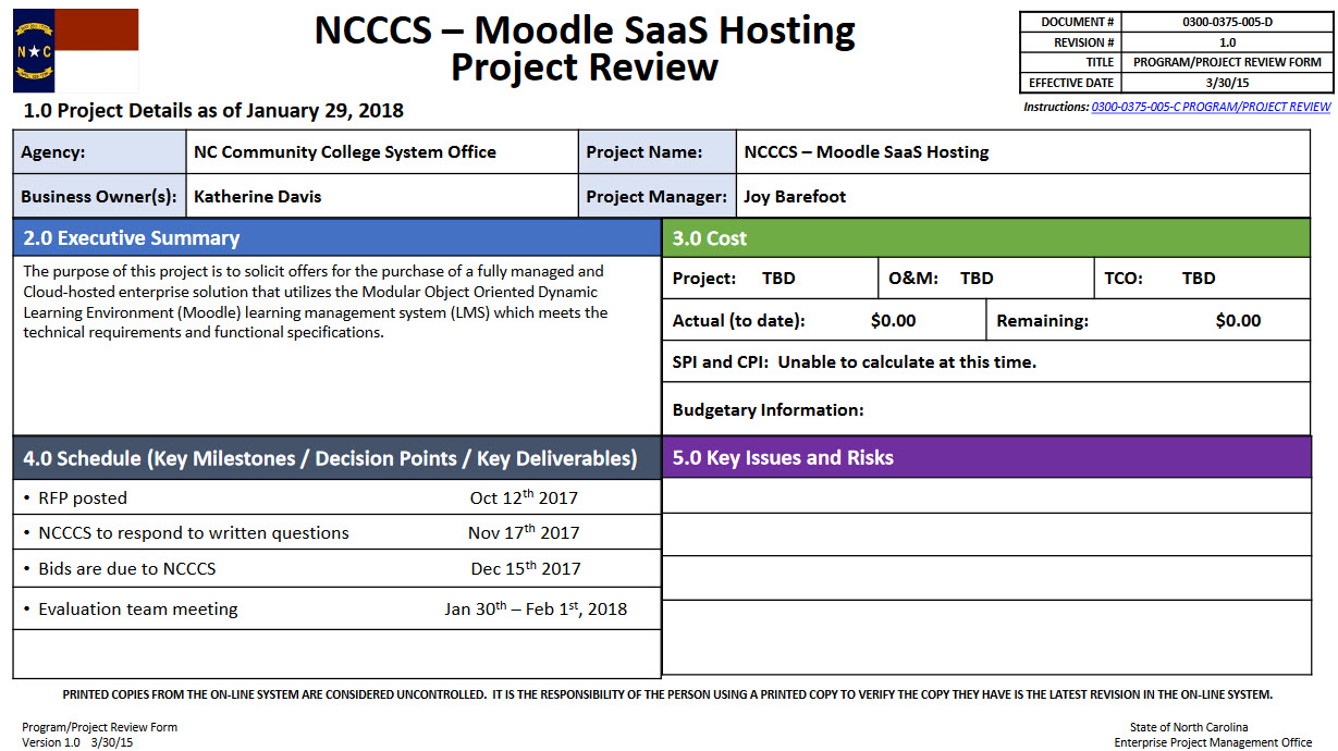 Moodle SAAS hosting project update image