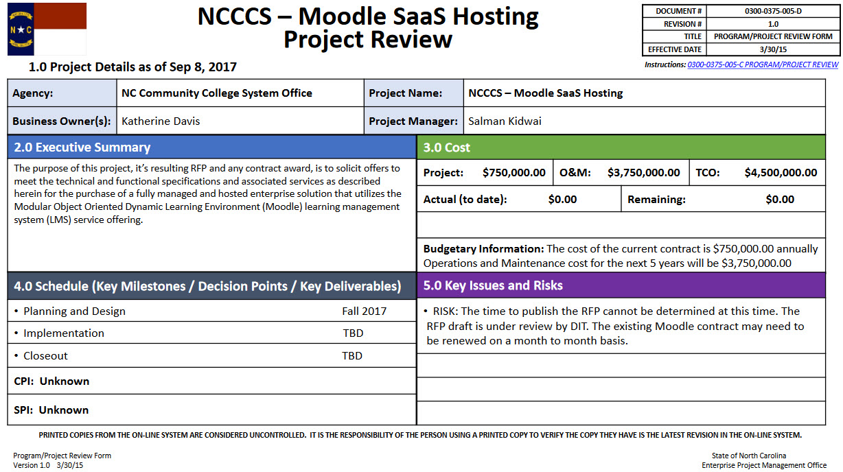 Moodle SAAS hosting project update image