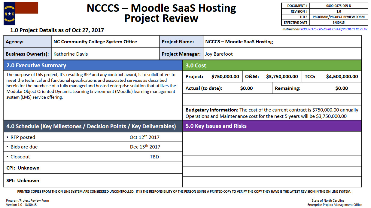 Moodle SAAS hosting project update image