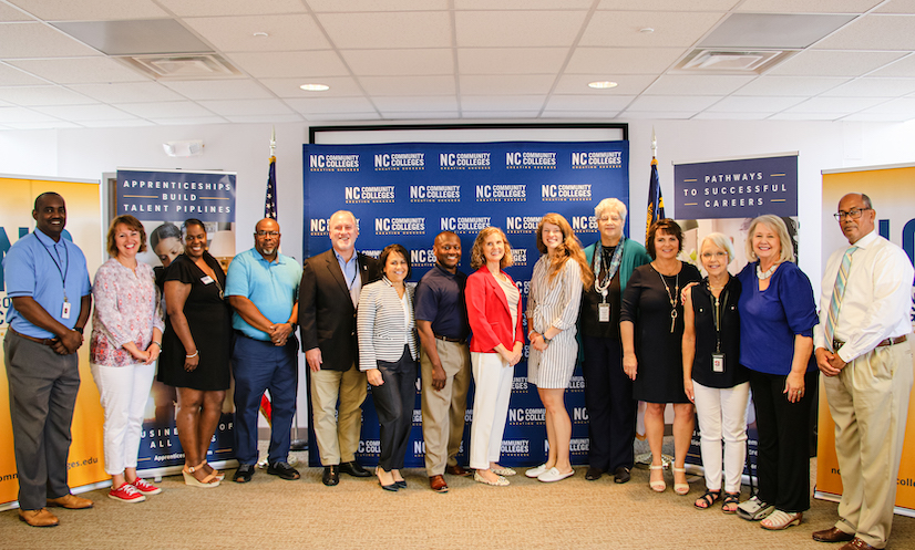 group of people smiling